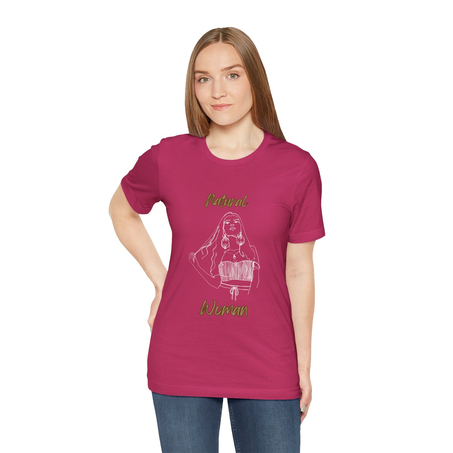 Natural Woman Thinking (WL) Short Sleeve T-Shirt
