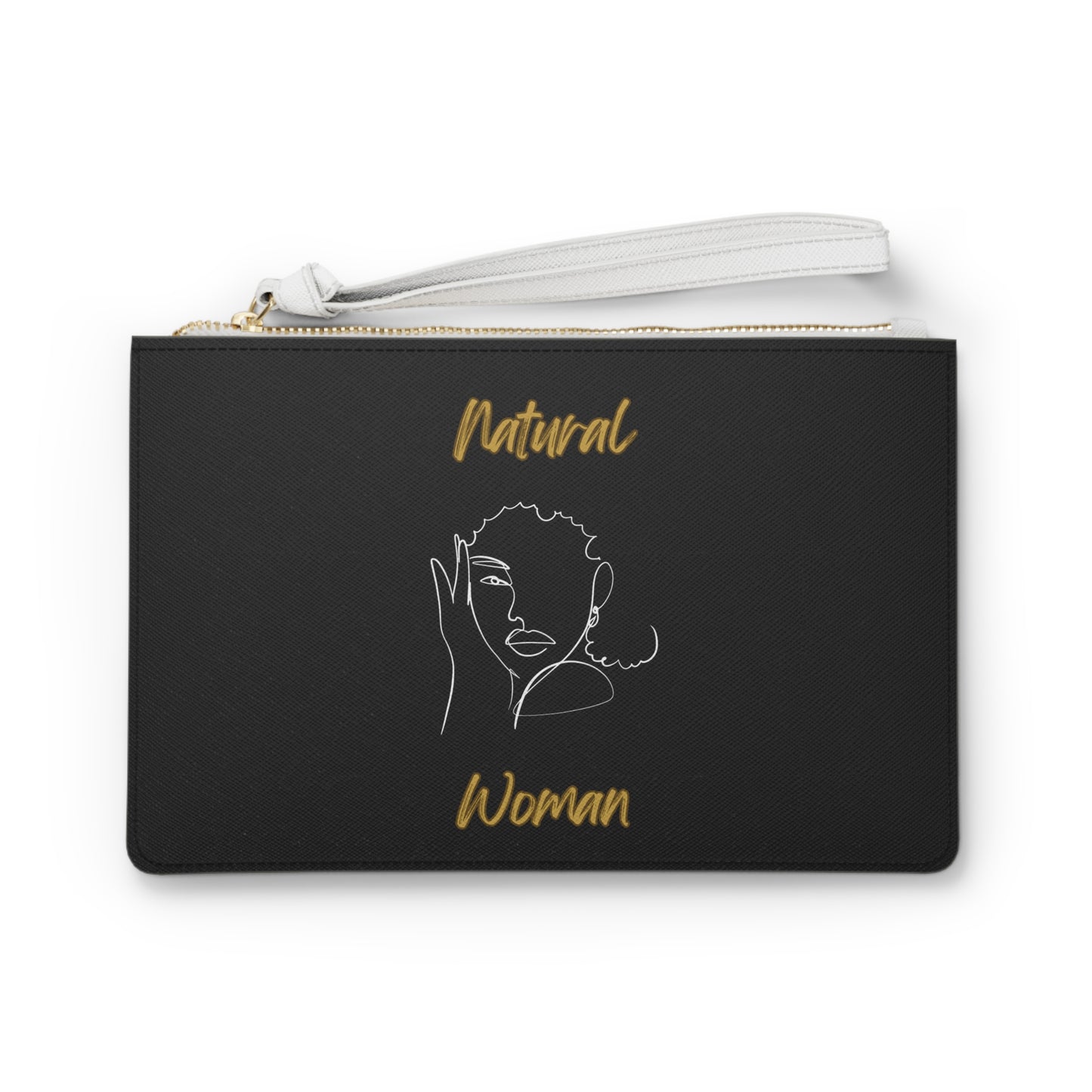 Natural Woman Let's Be Friends (WL) Clutch Bag BLACK