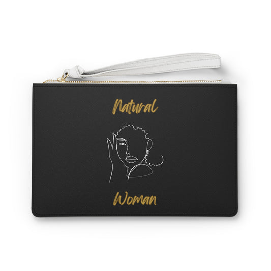 Natural Woman Let's Be Friends (WL) Clutch Bag BLACK