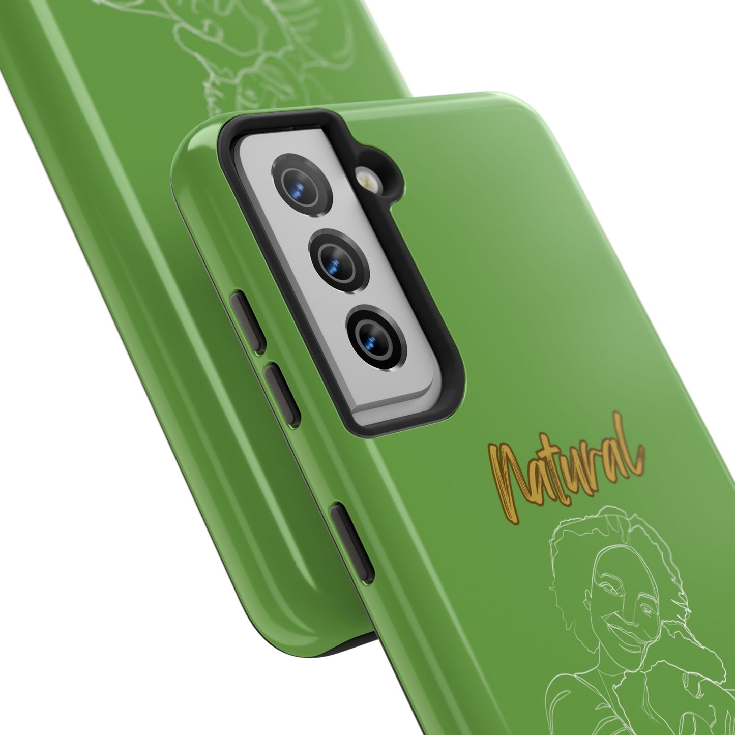 Natural Woman Loving Embrace (WL)Tough Phone Cases GREEN