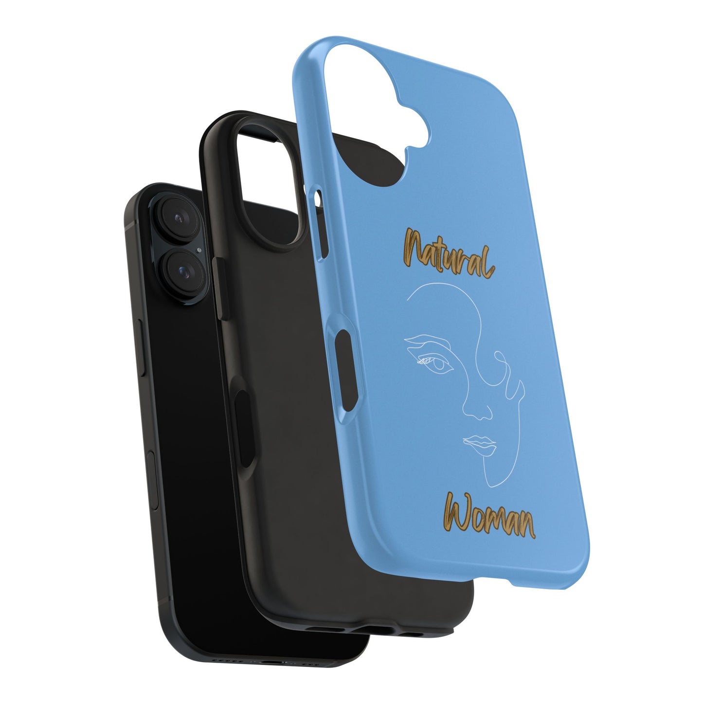 Natural Woman Looking (WL) Tough Phone Cases LIGHT BLUE