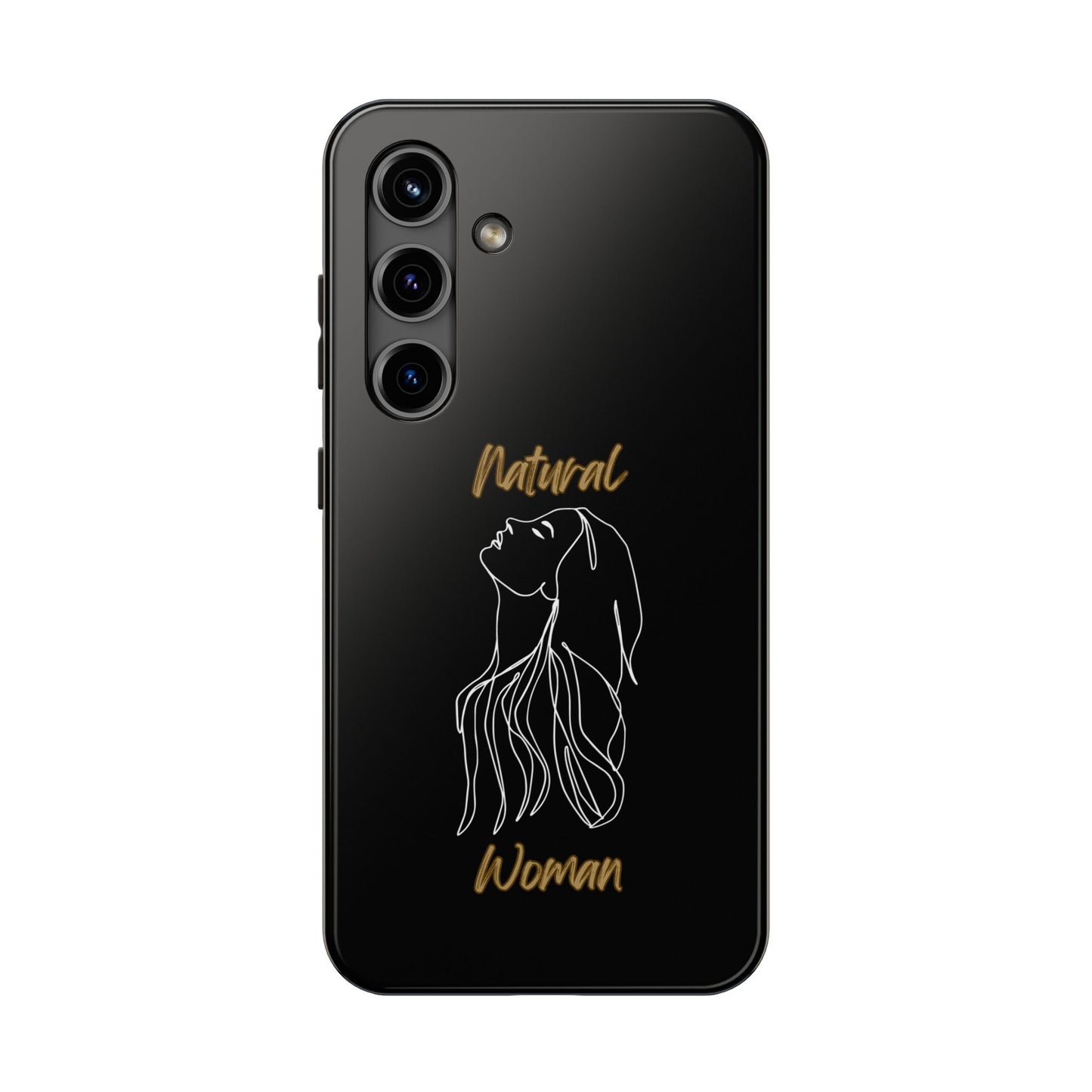 Natural Woman Appreciation (WL)Tough Phone Cases BLACK