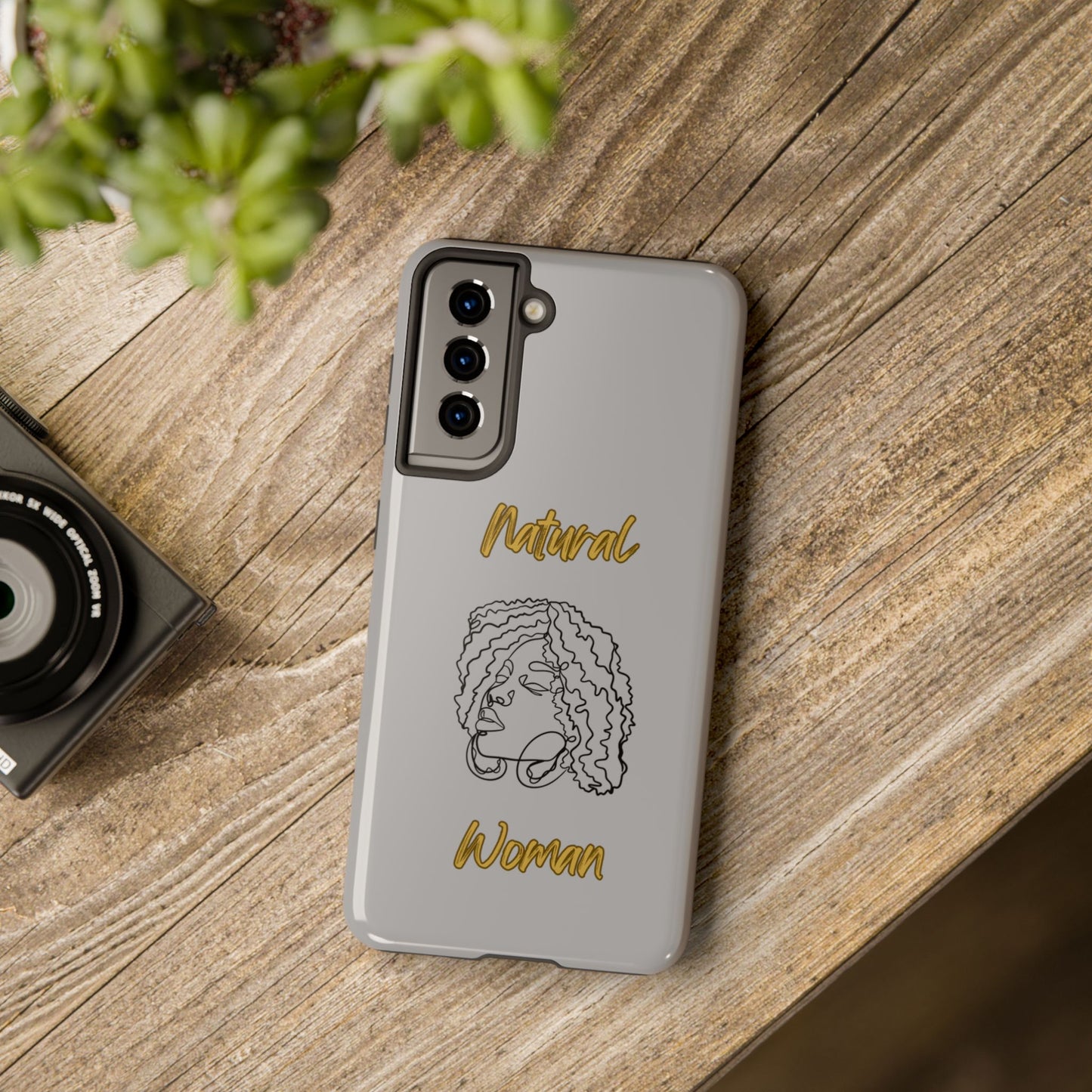 Natural Woman Naturally Me (BL)Tough Phone Cases LIGHT GREY