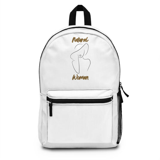 Natural Woman Sun Hat (BL) Backpack WHITE