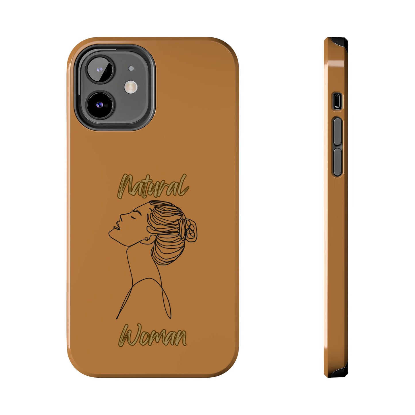 Natural Woman Wet Bun (BL) Tough Phone Cases LIGHT BROWN