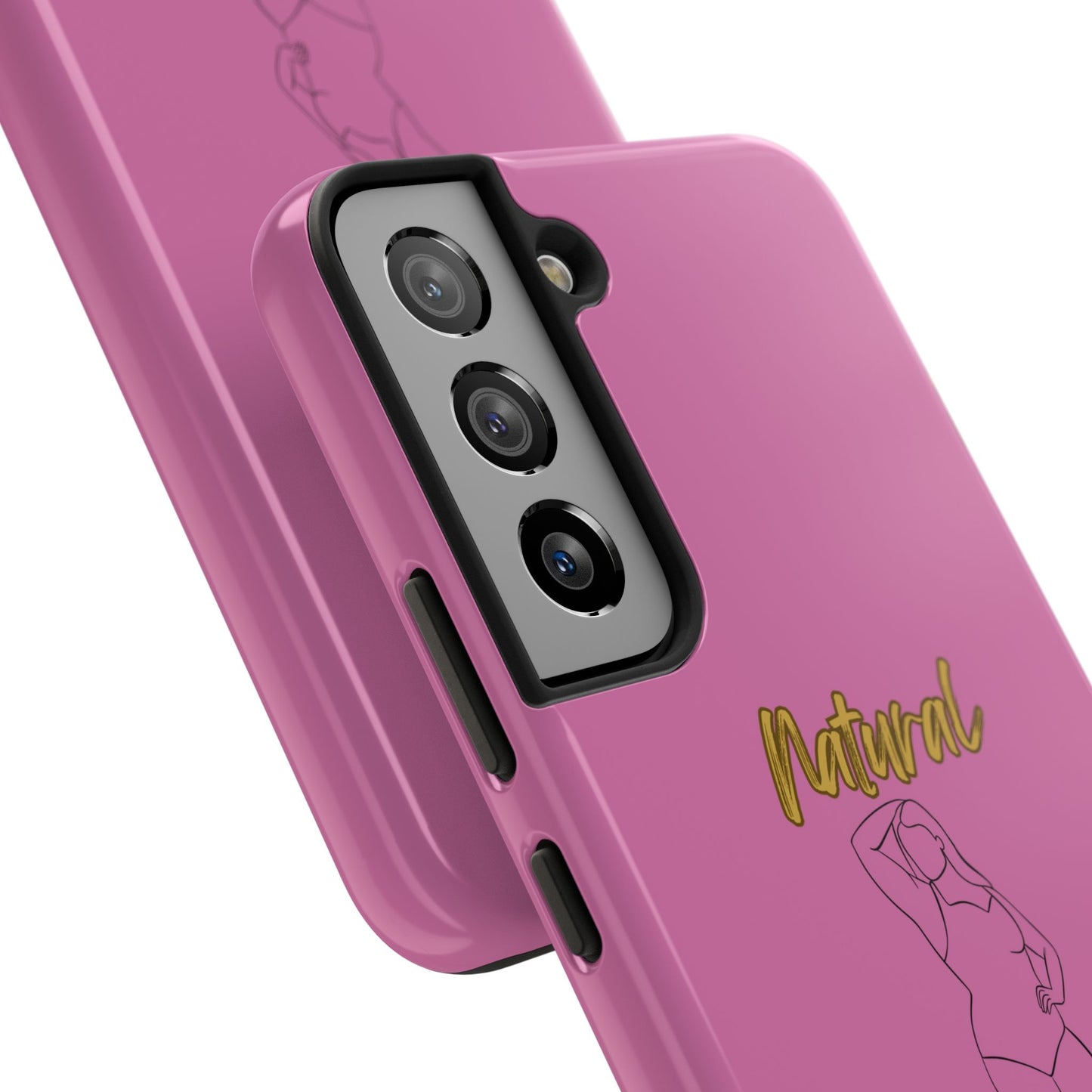 Natural Woman Looking Good (BL)Tough Phone Cases LIGHT PINK