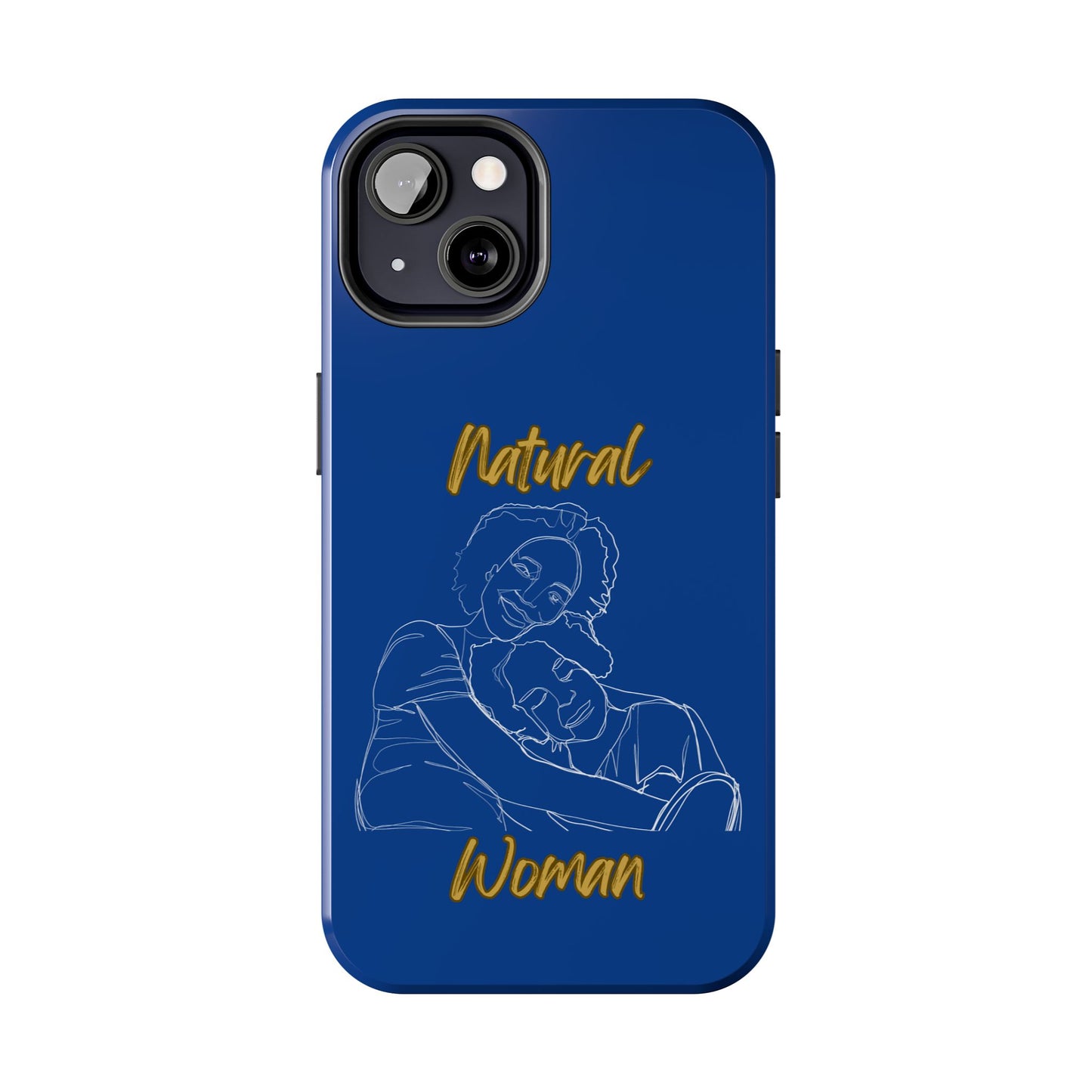 Natural Woman Loving Embrace (WL)Tough Phone Cases DARK BLUE