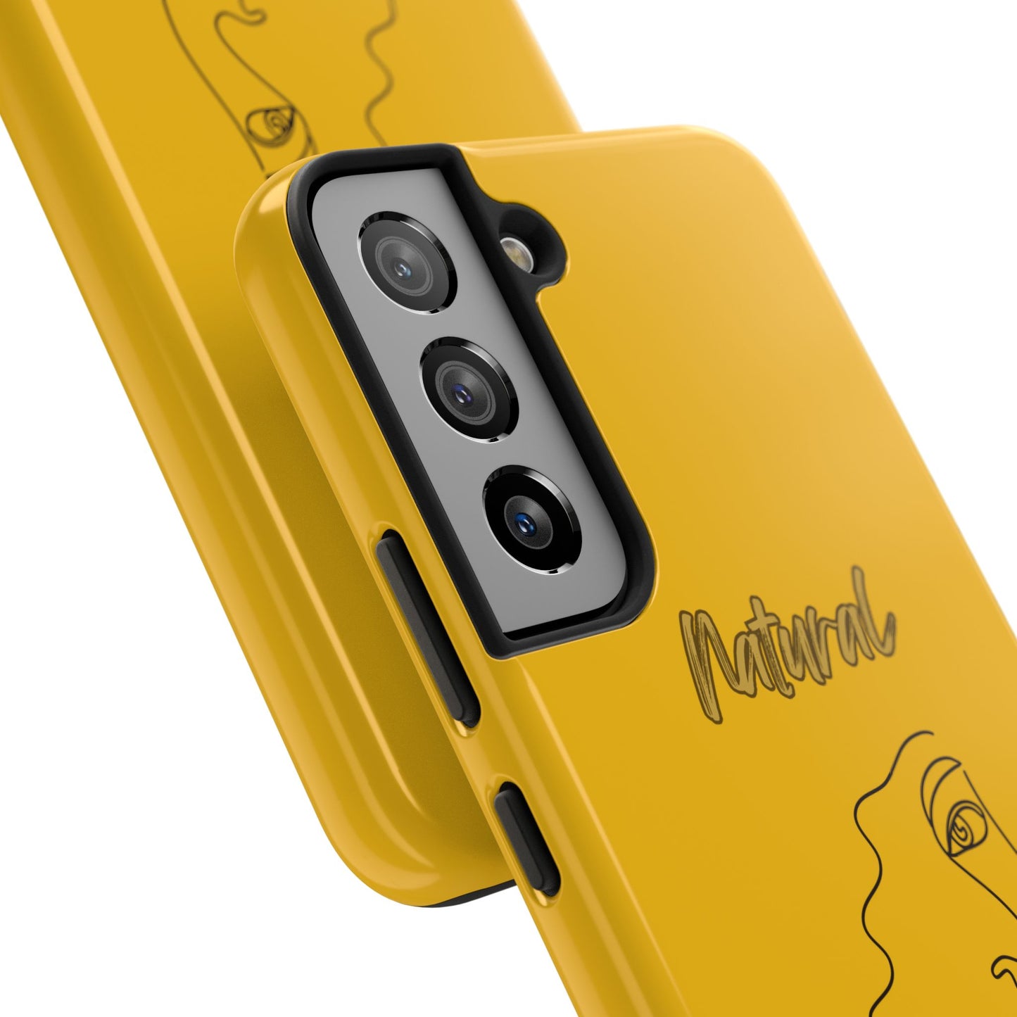 Natural Woman Peekaboo (BL)Tough Phone Cases YELLOW