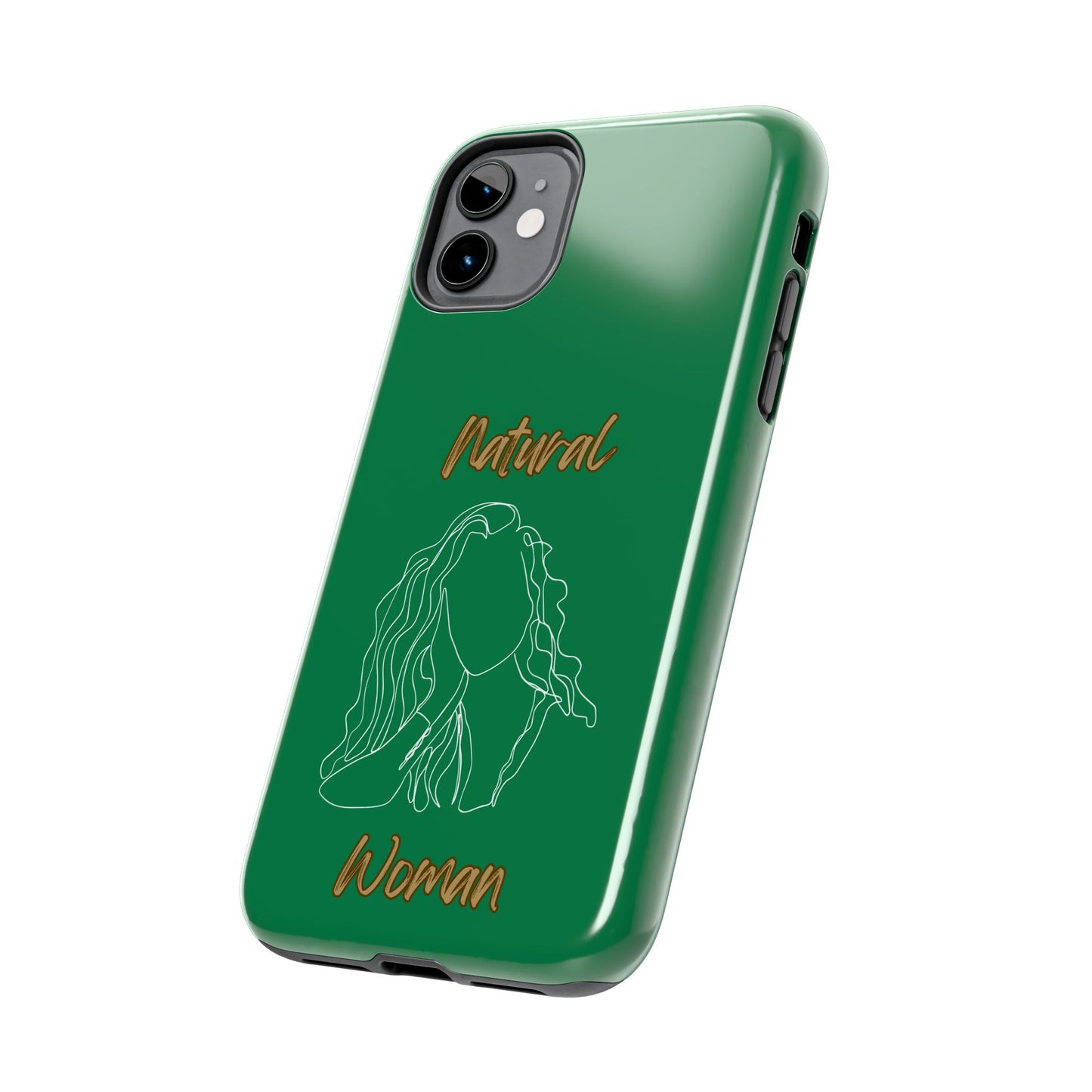 Natural Woman Relaxed (WL) Tough Phone Cases DARK GREEN
