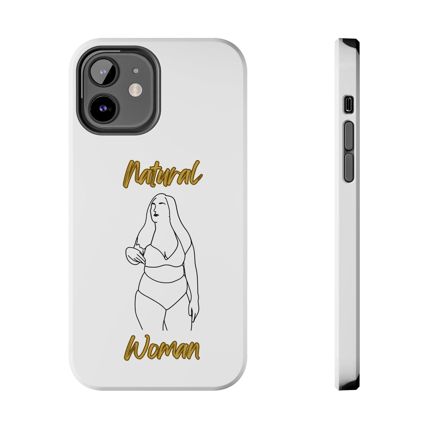 Natural Woman Full Beauty (BL)Tough Phone Cases WHITE