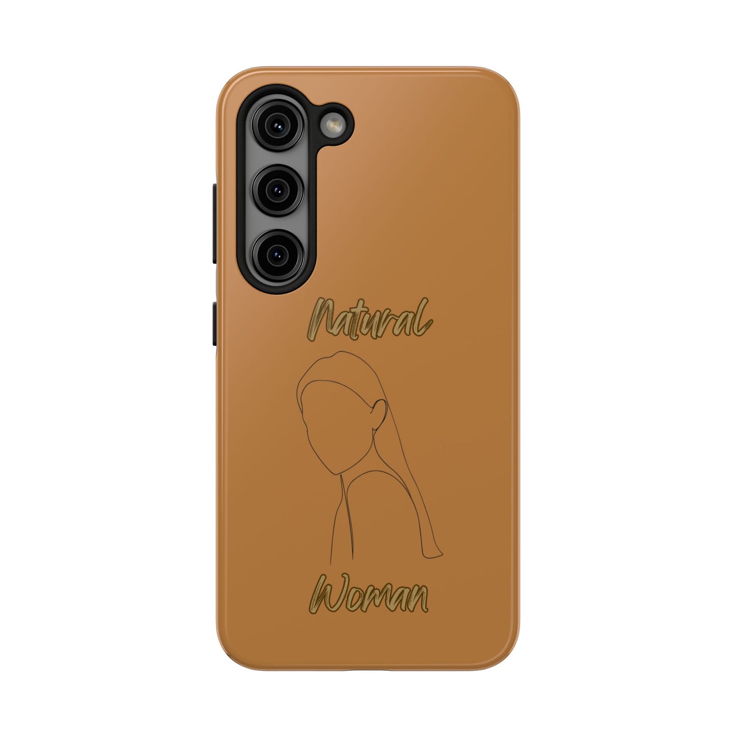Natural Woman Tilted Look (BL) Tough Phone Cases LIGHT BROWN