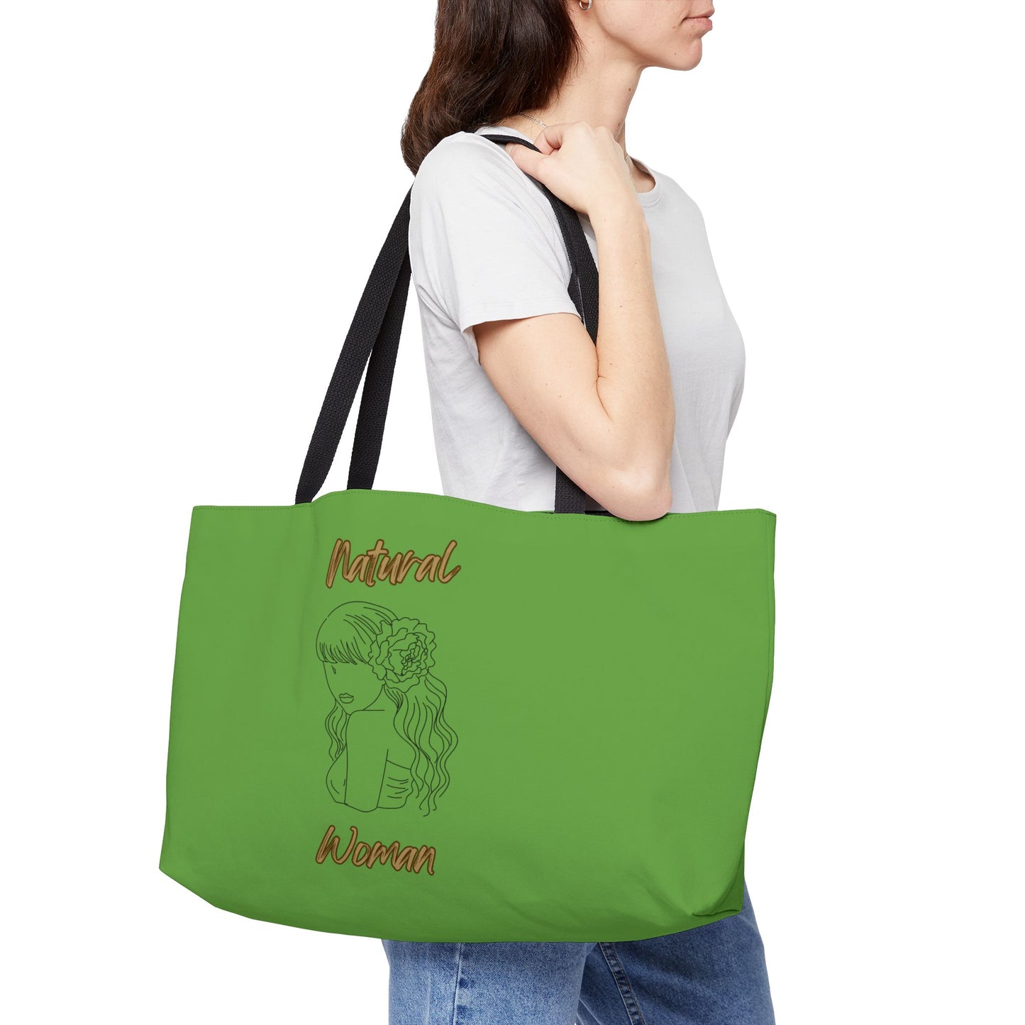 Natural Woman Newness (BL) Weekender Tote Bag GREEN