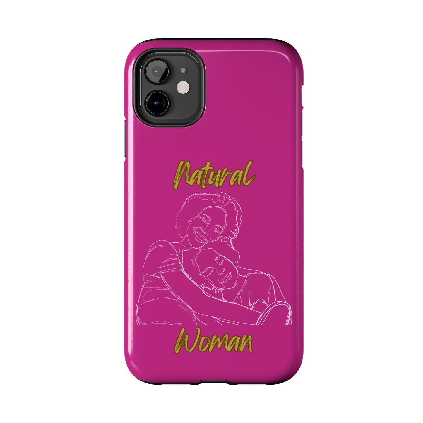 Natural Woman Loving Embrace (WL)Tough Phone Cases PINK