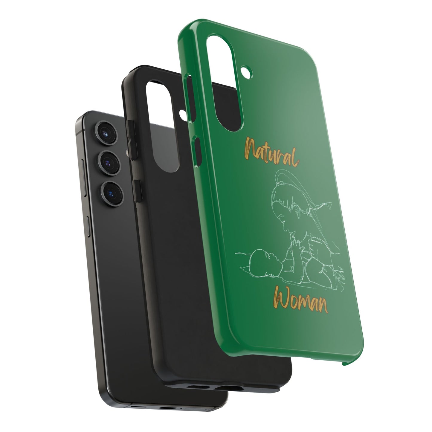Natural Woman New Life (WL)Tough Phone Cases DARK GREEN