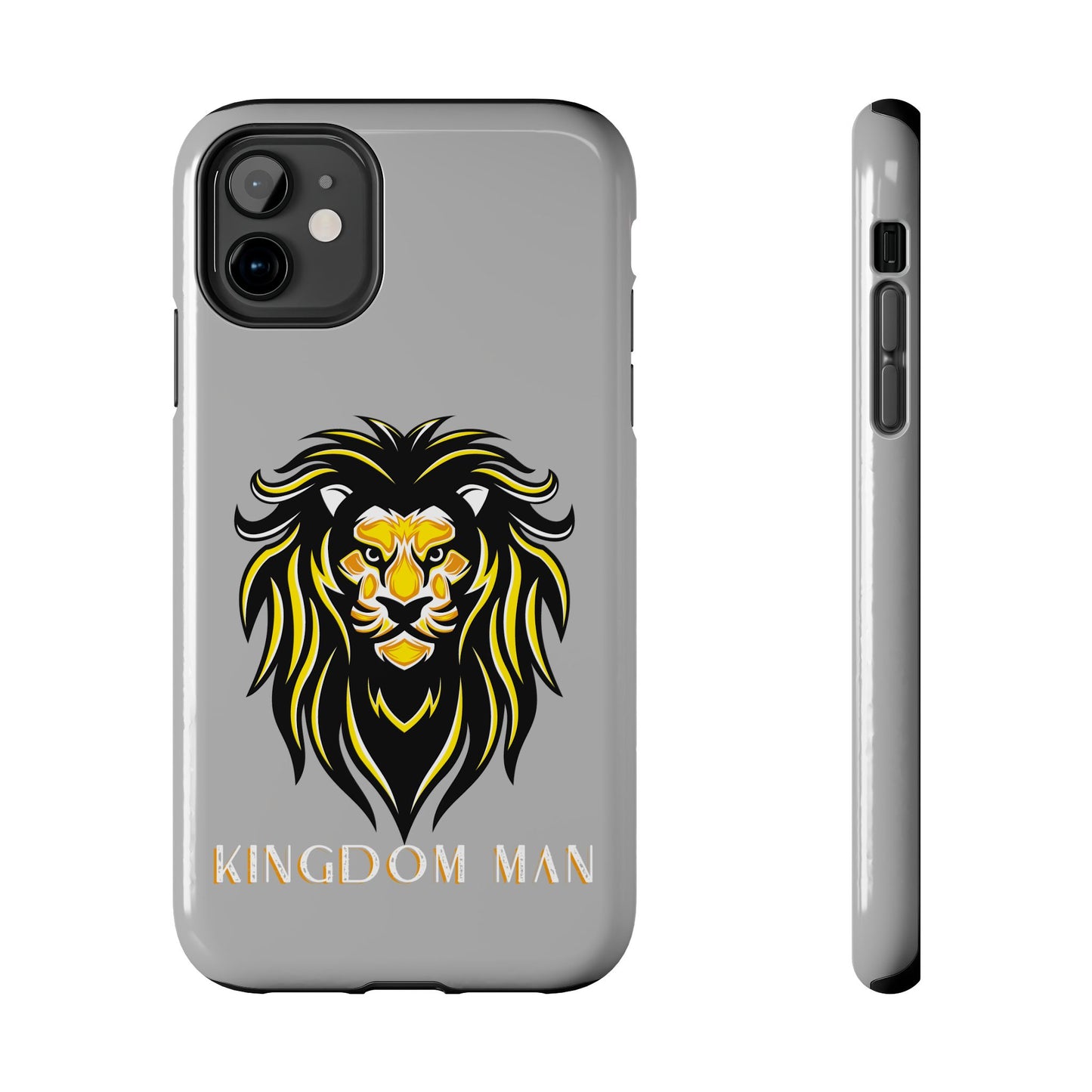 Kingdom Man (White-Gold Label) Tough Phone Case LIGHT GREY