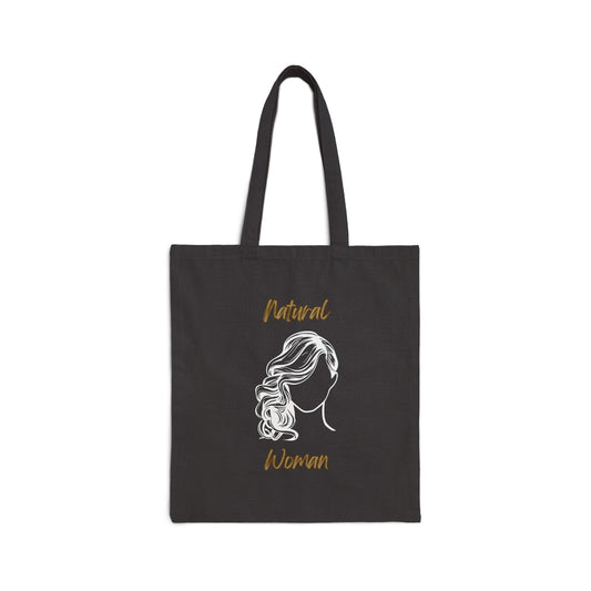 Natural Woman Long Curl (WL) Canvas Tote Bag