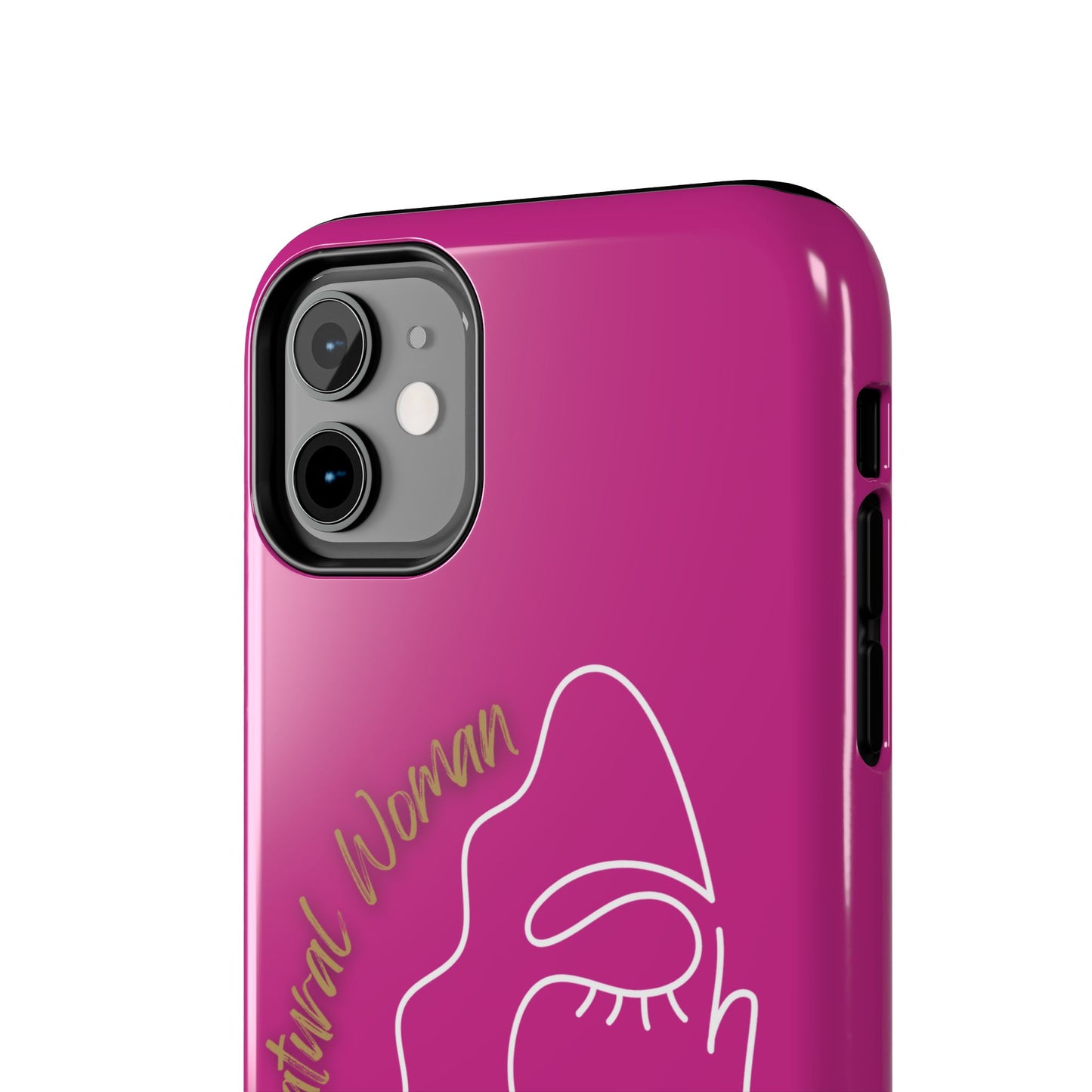 Natural Woman Half Face (WL)Tough Phone Case PINK