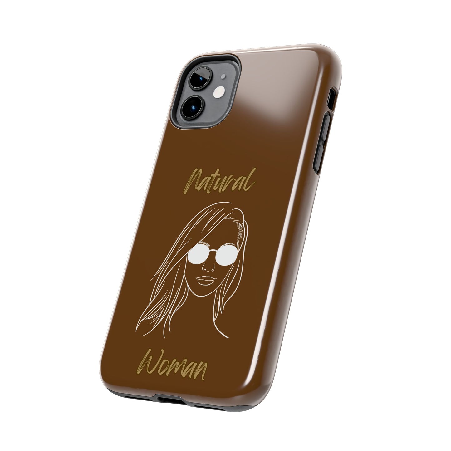 Natural Woman Shades (WL)Tough Phone Cases BROWN