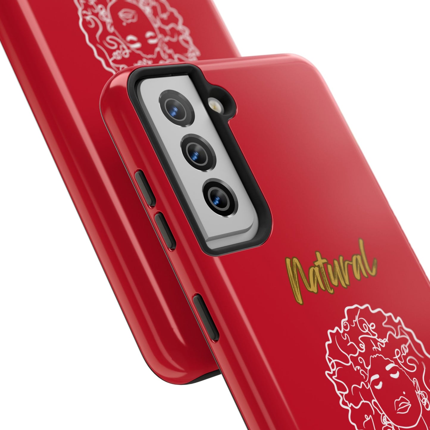 Natural Woman All About Me (WL)Tough Phone Cases DARK RED