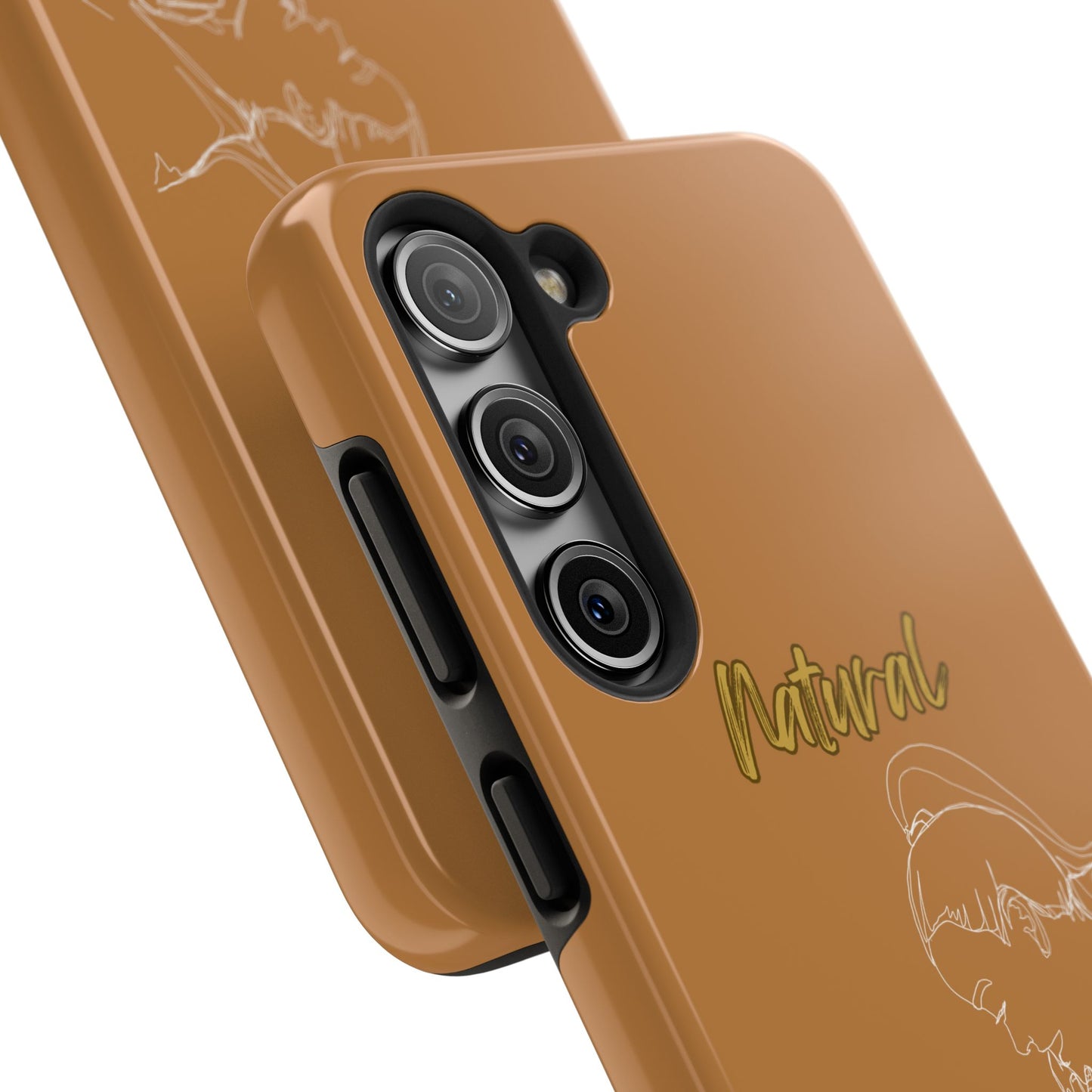 Natural Woman New Life (WL)Tough Phone Cases LIGHT BROWN
