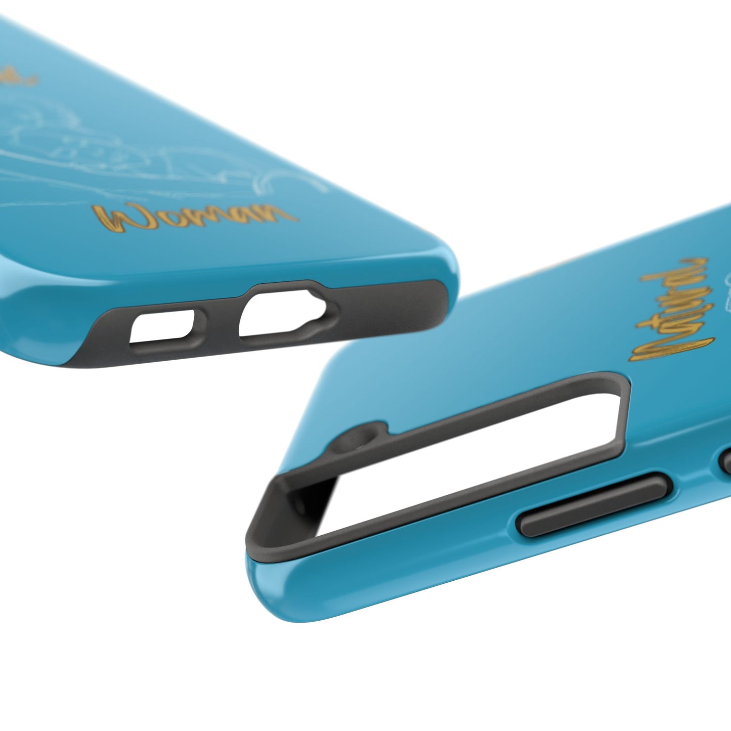 Natural Woman Loving Embrace (WL)Tough Phone Cases TURQUOISE