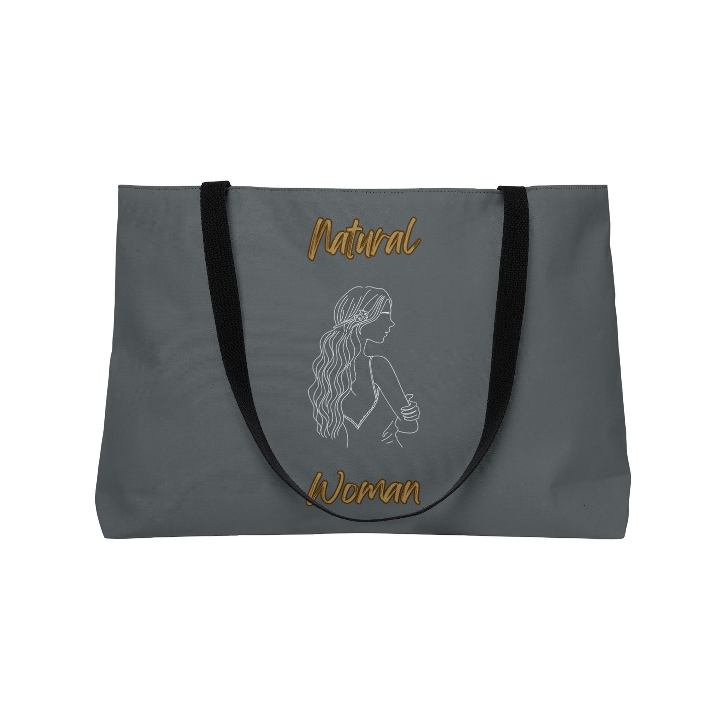 Natural Woman Young Woman (WL) Weekender Tote Bag DARK GREY