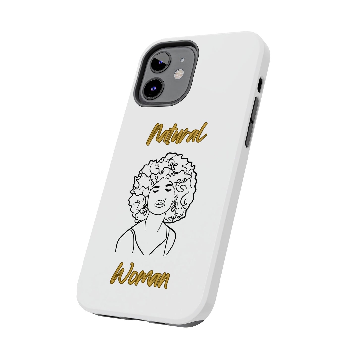 Natural Woman All About Me (BL)Tough Phone Cases WHITE