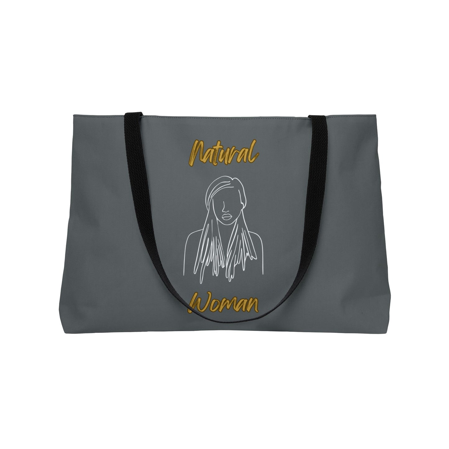 Natural Woman Content (WL) Weekender Tote Bag DARK GREY