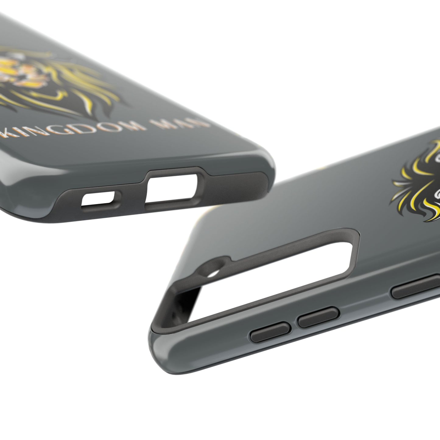 Kingdom Man (White-Gold Label) Tough Phone Case DARK GREY