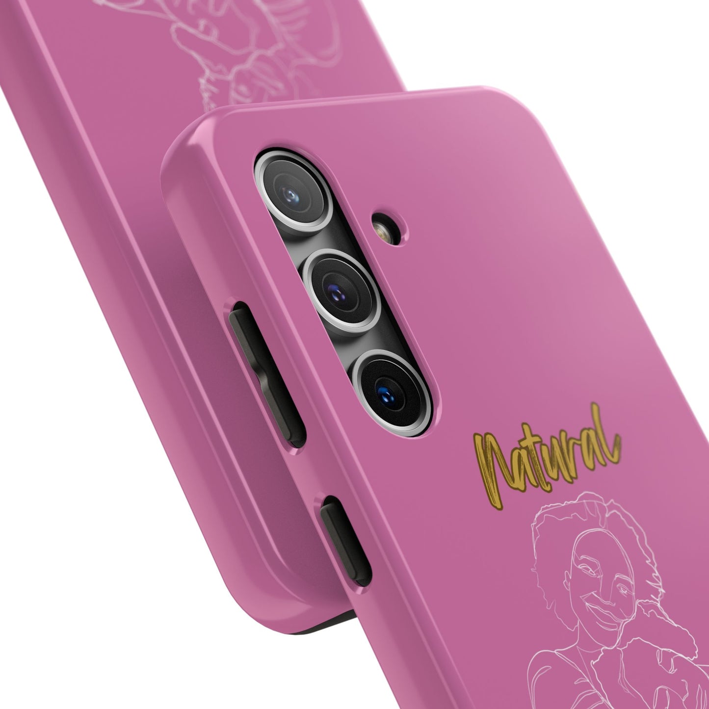 Natural Woman Loving Embrace (WL)Tough Phone Cases LIGHT PINK