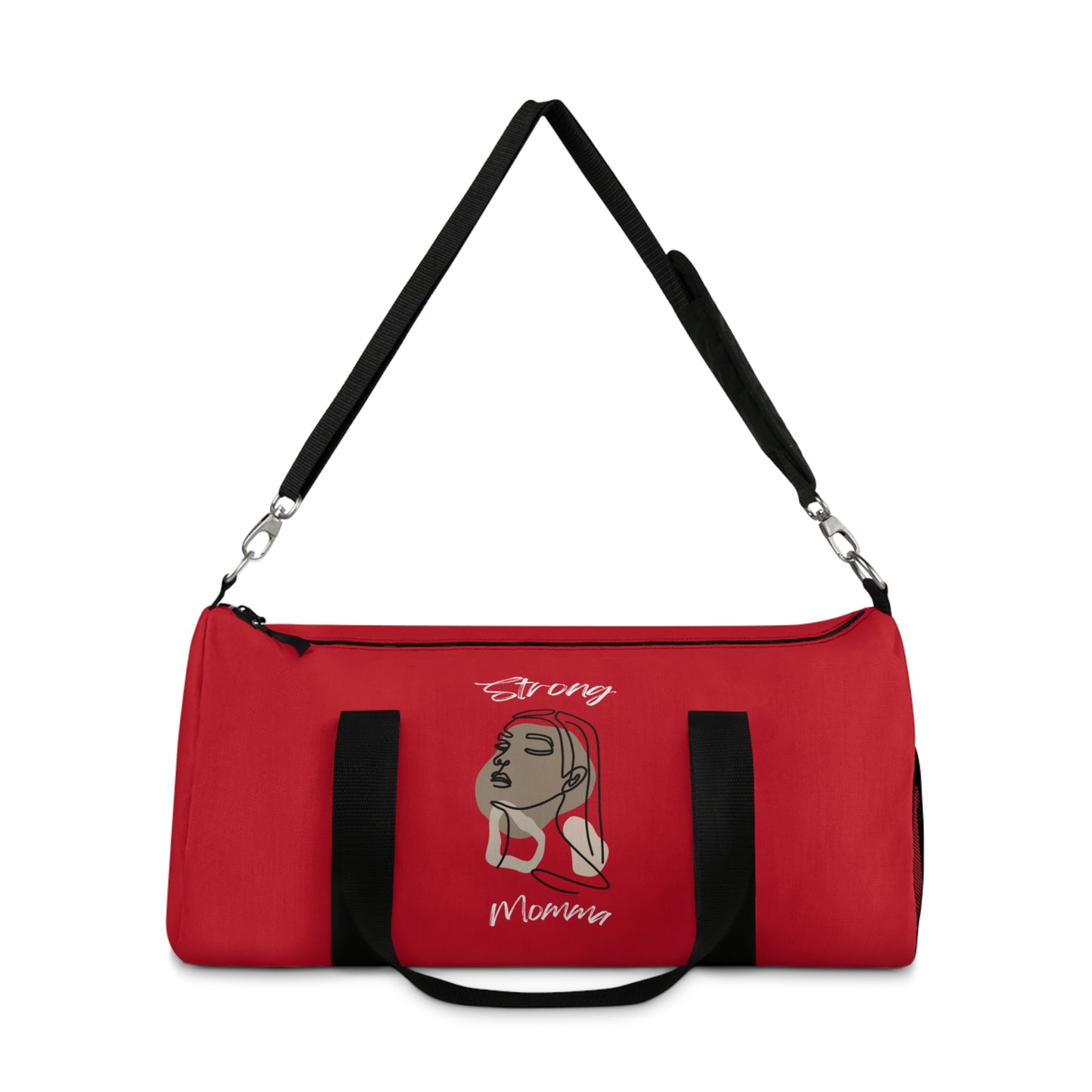 Strong Momma (WL) Duffel Bag DARK RED