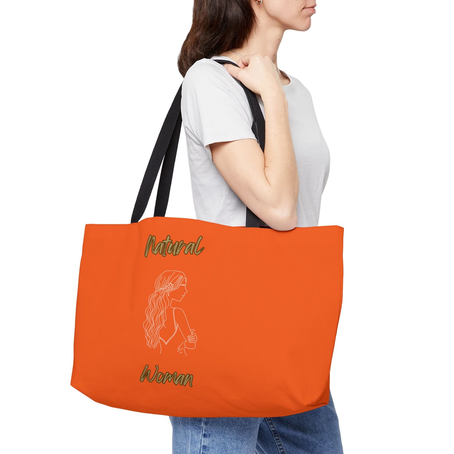 Natural Woman Young Woman (WL) Weekender Tote Bag ORANGE