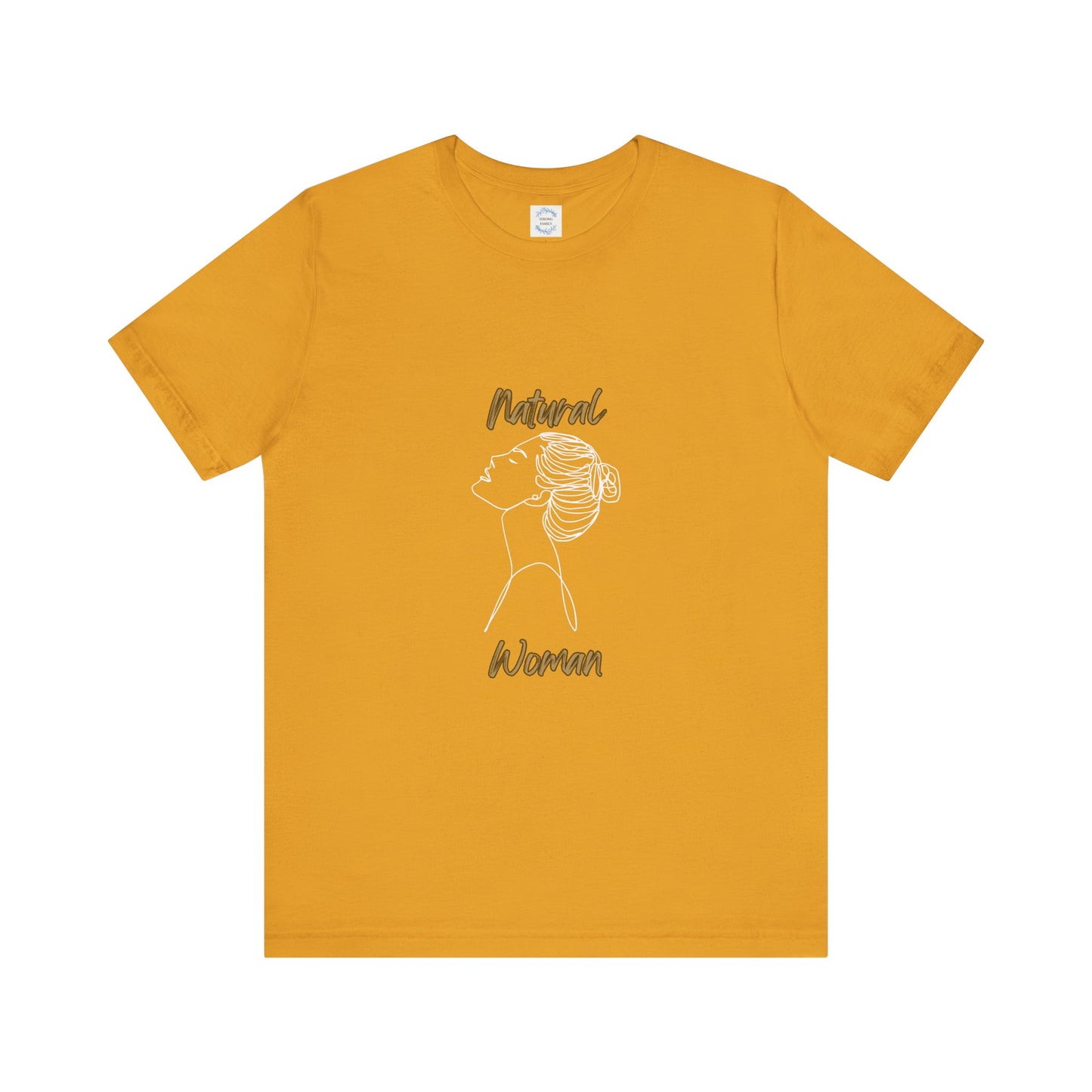 Natural Woman Wet Bun  (WL) Short Sleeve T-Shirt