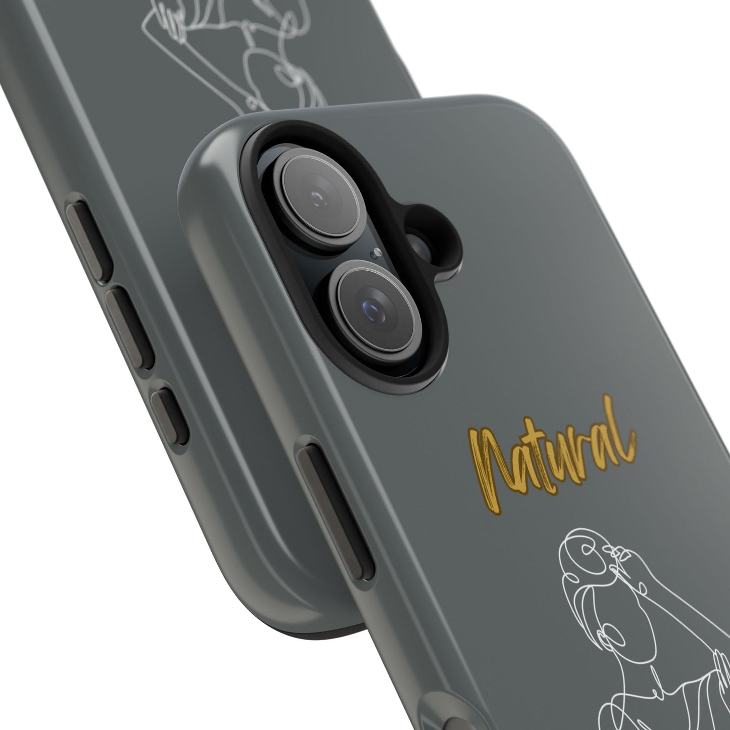 Natural Woman Style (WL)Tough Phone Cases DARK GREY