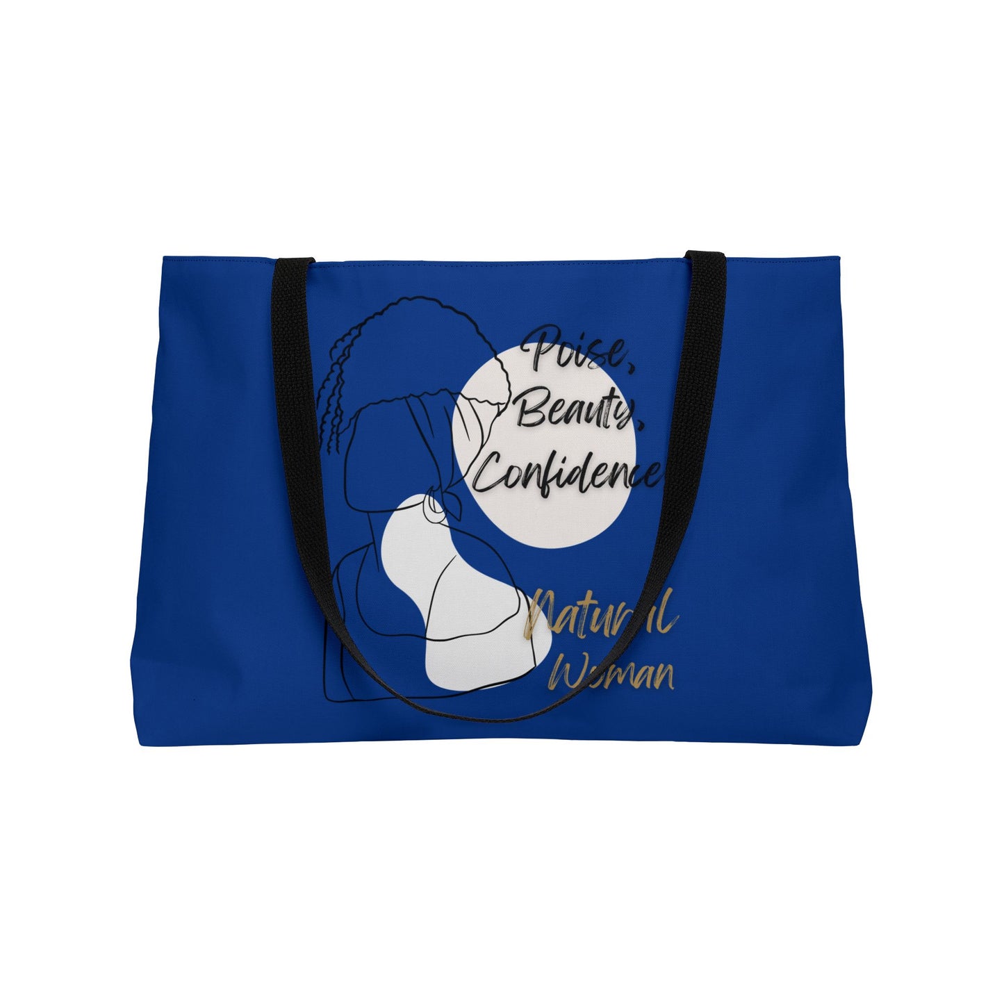Natural Woman Puff (BL) Weekender Tote Bag DARK BLUE