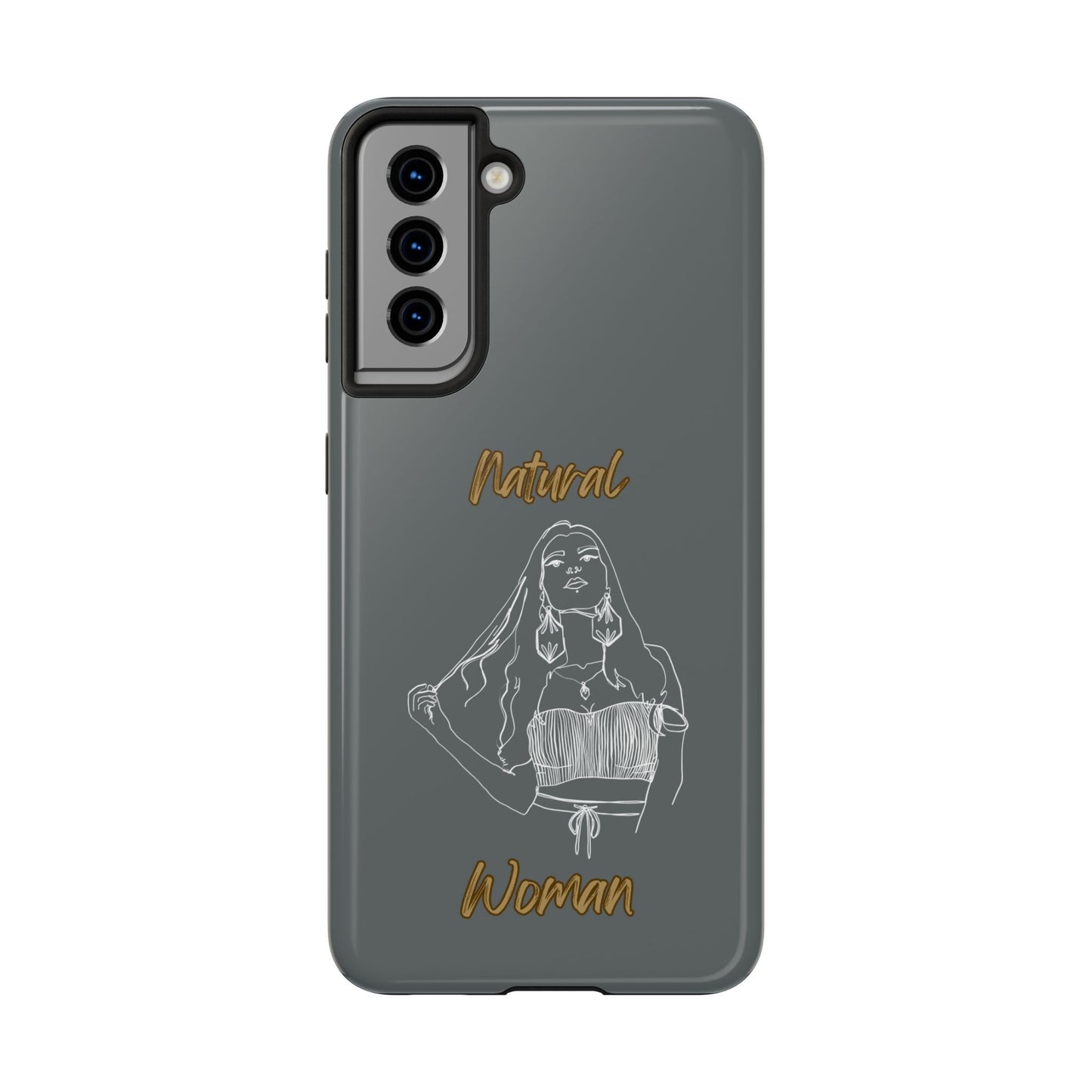 Natural Woman Thinking (WL)Tough Phone Cases DARK GREY