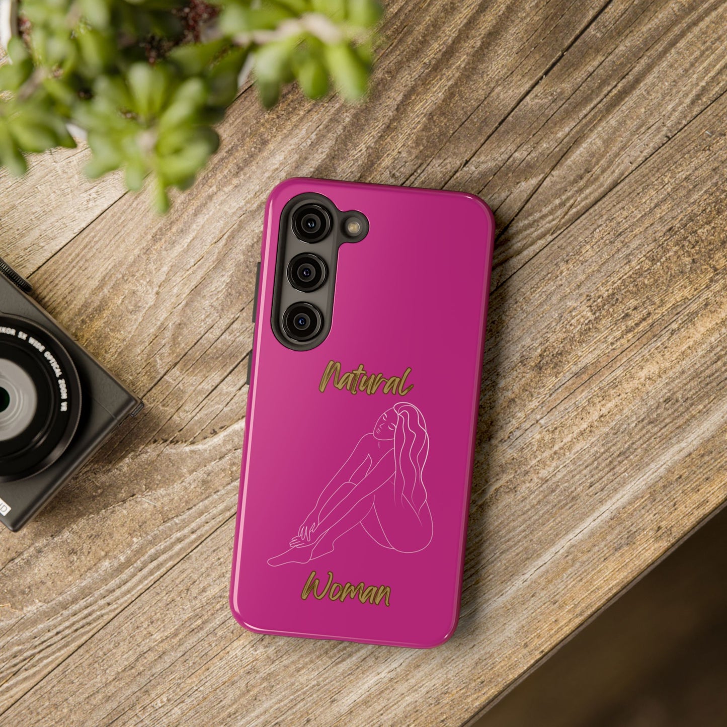 Natural Woman Beauty (WL) Tough Phone Cases PINK