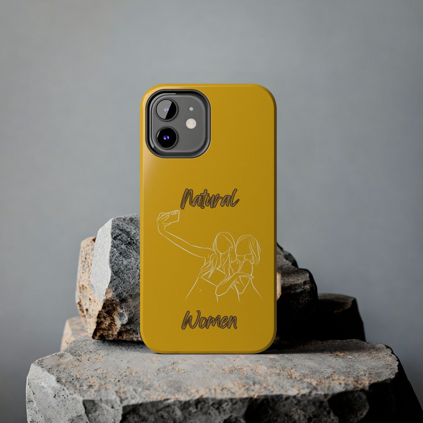 Natural Woman Friends Selfie (WL)Tough Phone Cases YELLOW