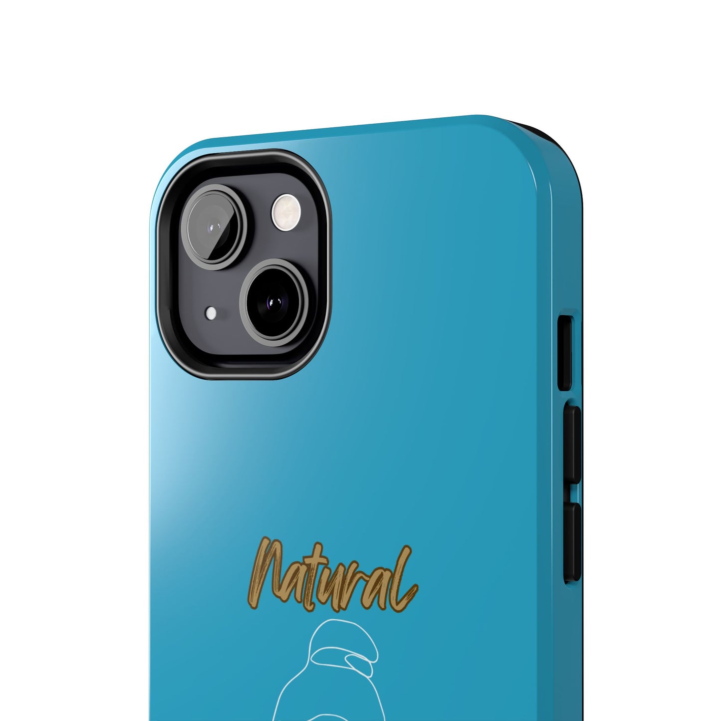 Natural Woman Sassy Bun (WL) Tough Phone Cases TURQUOISE