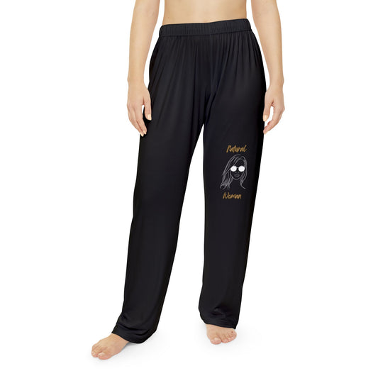 Natural Woman Shades (WL) Women's Pajama Pants BLACK