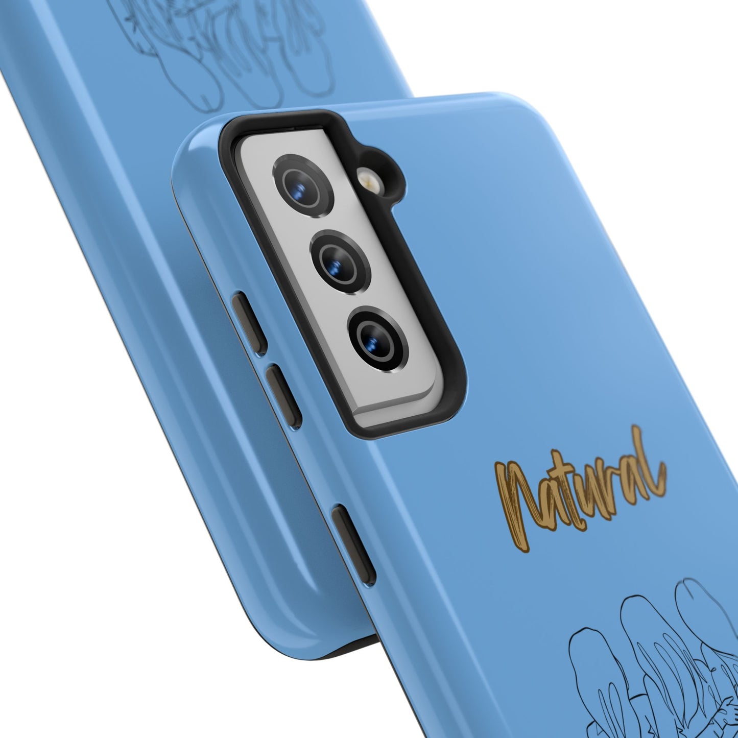 Natural Woman Loving Friends (BL)Tough Phone Cases LIGHT BLUE