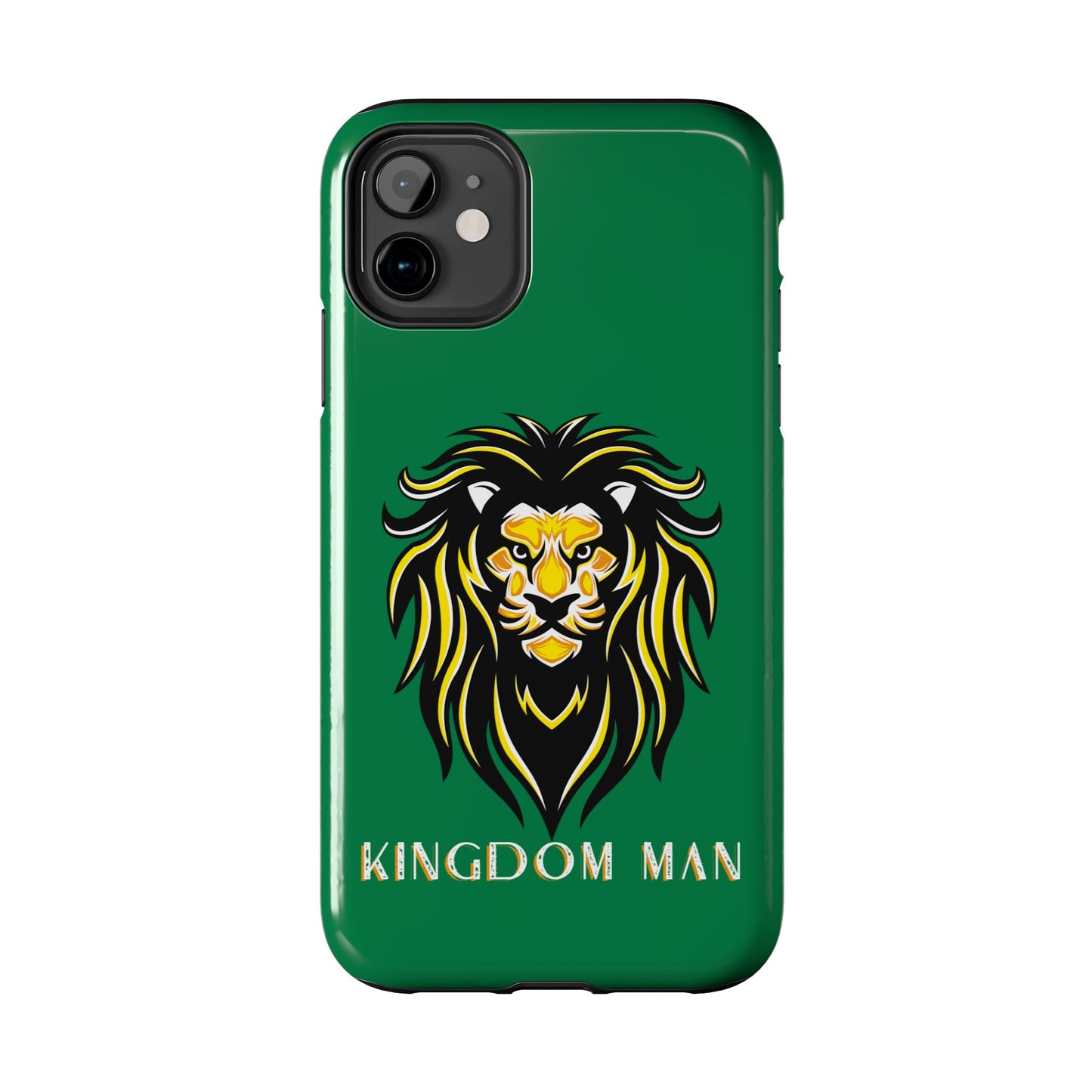 Kingdom Man (White-Gold Label) Tough Phone Case DARK GREEN