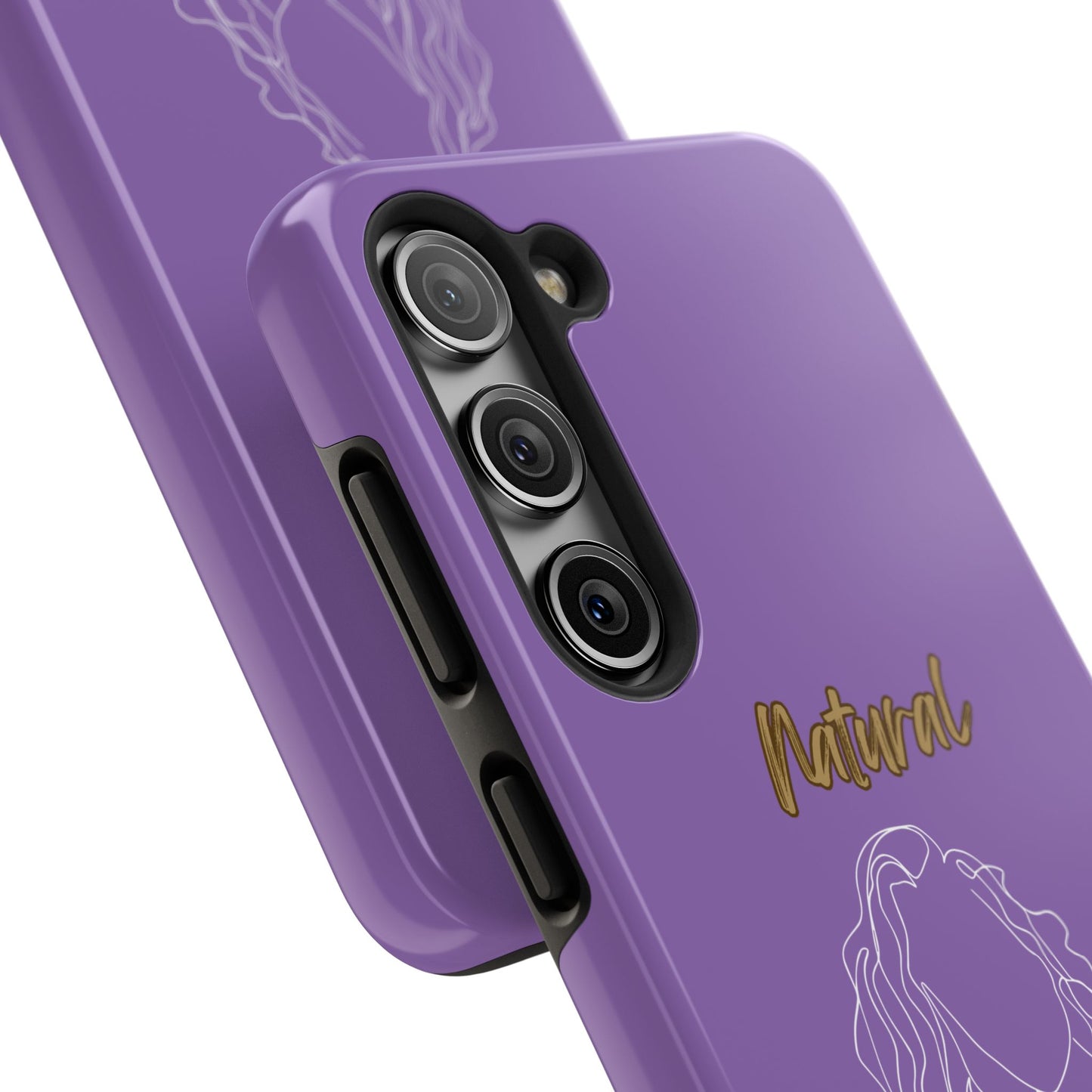 Natural Woman Relaxed (WL) Tough Phone Cases LIGHT PURPLE