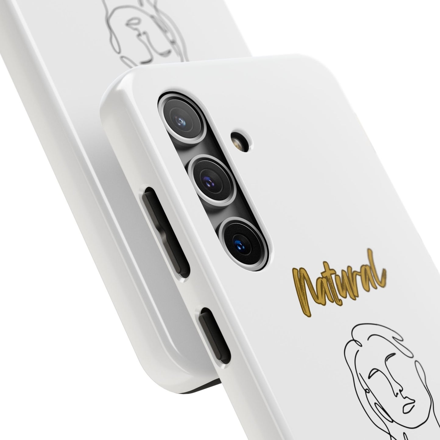Natural Woman Hello (BL)Tough Phone Cases WHITE