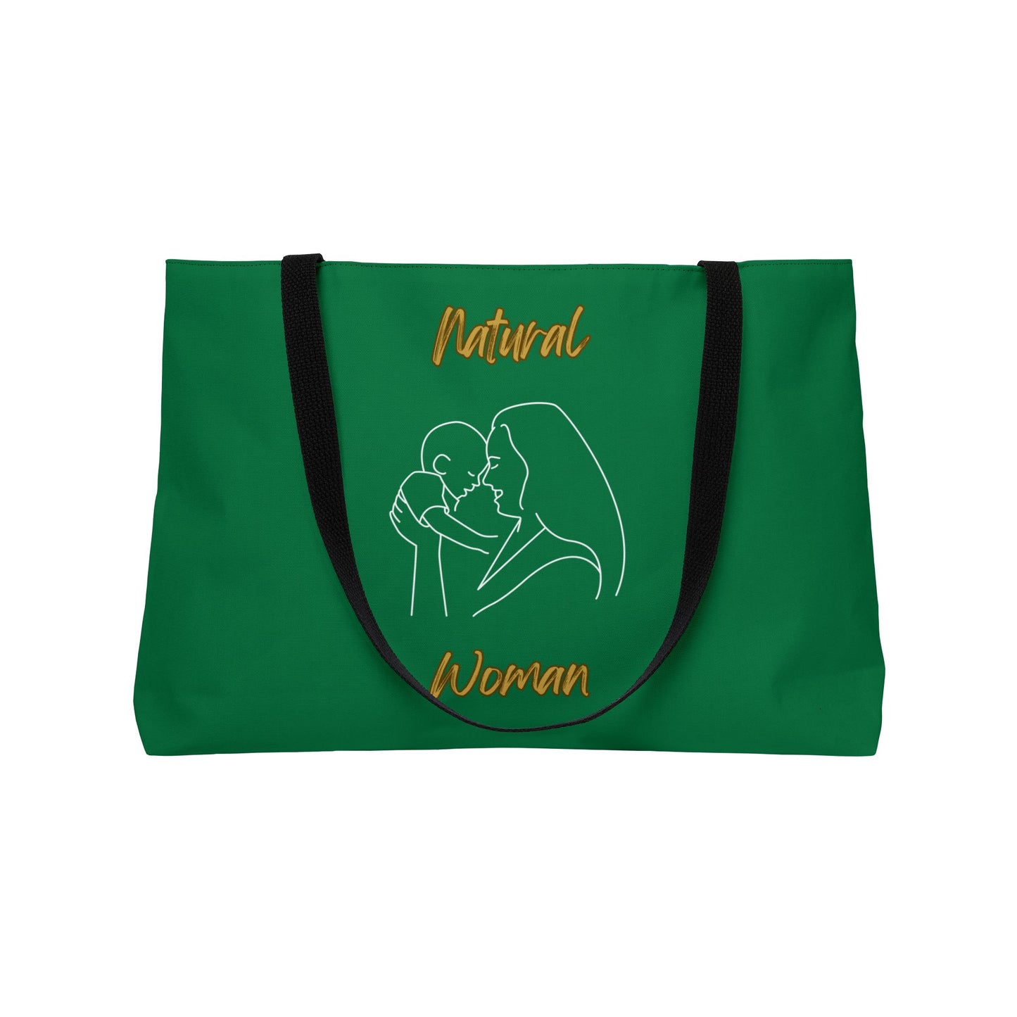Natural Woman Joy (WL) Weekender Tote Bag DARK GREEN