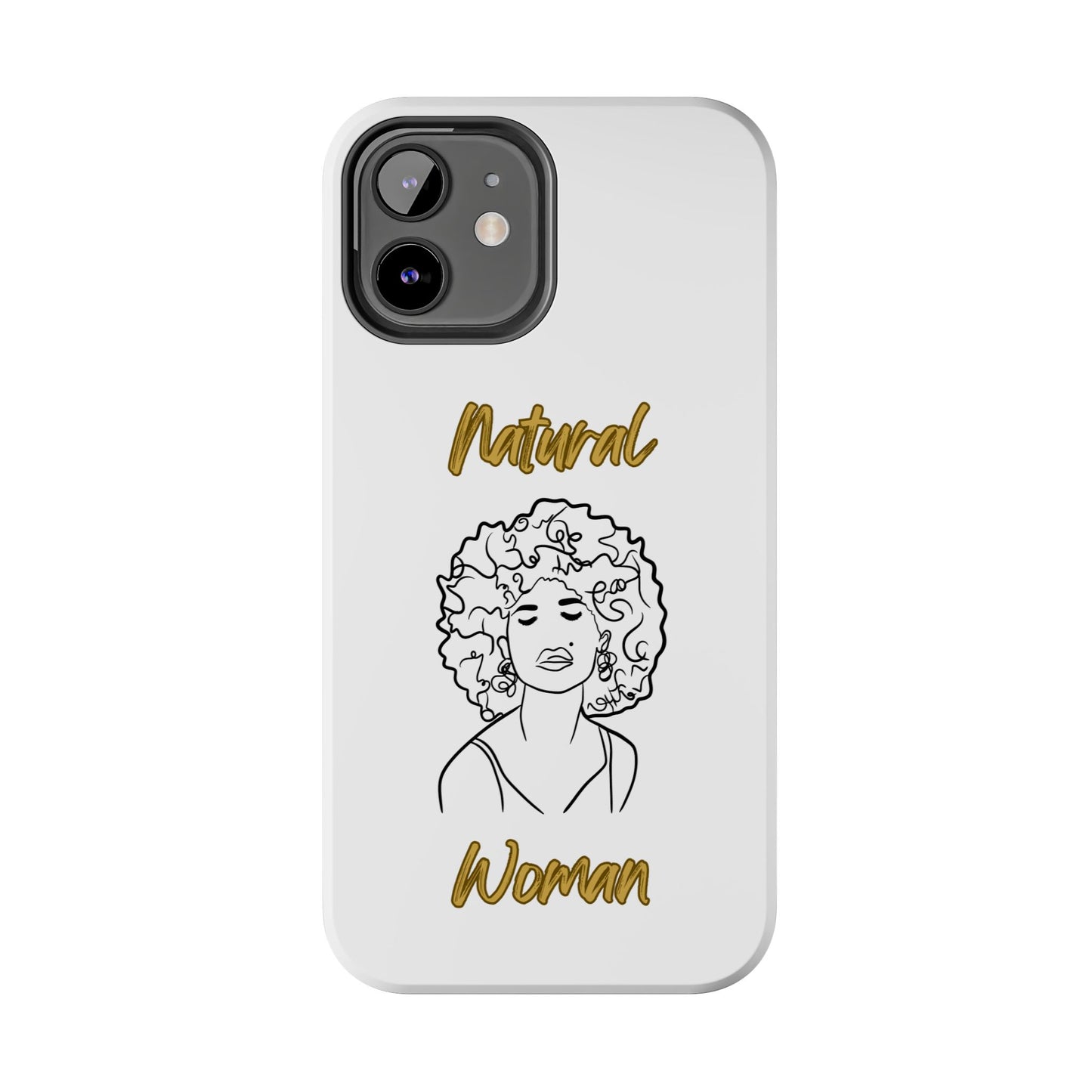 Natural Woman All About Me (BL)Tough Phone Cases WHITE