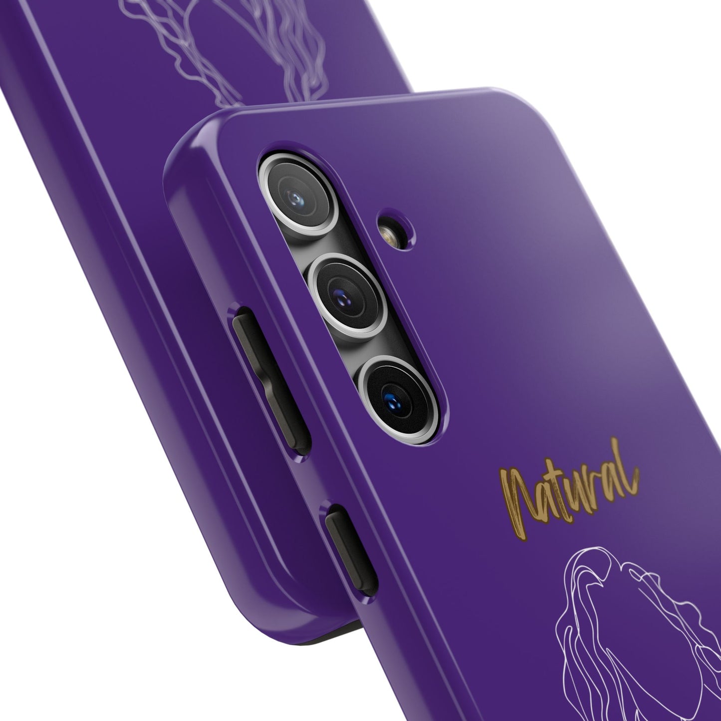 Natural Woman Relaxed (WL) Tough Phone Cases PURPLE