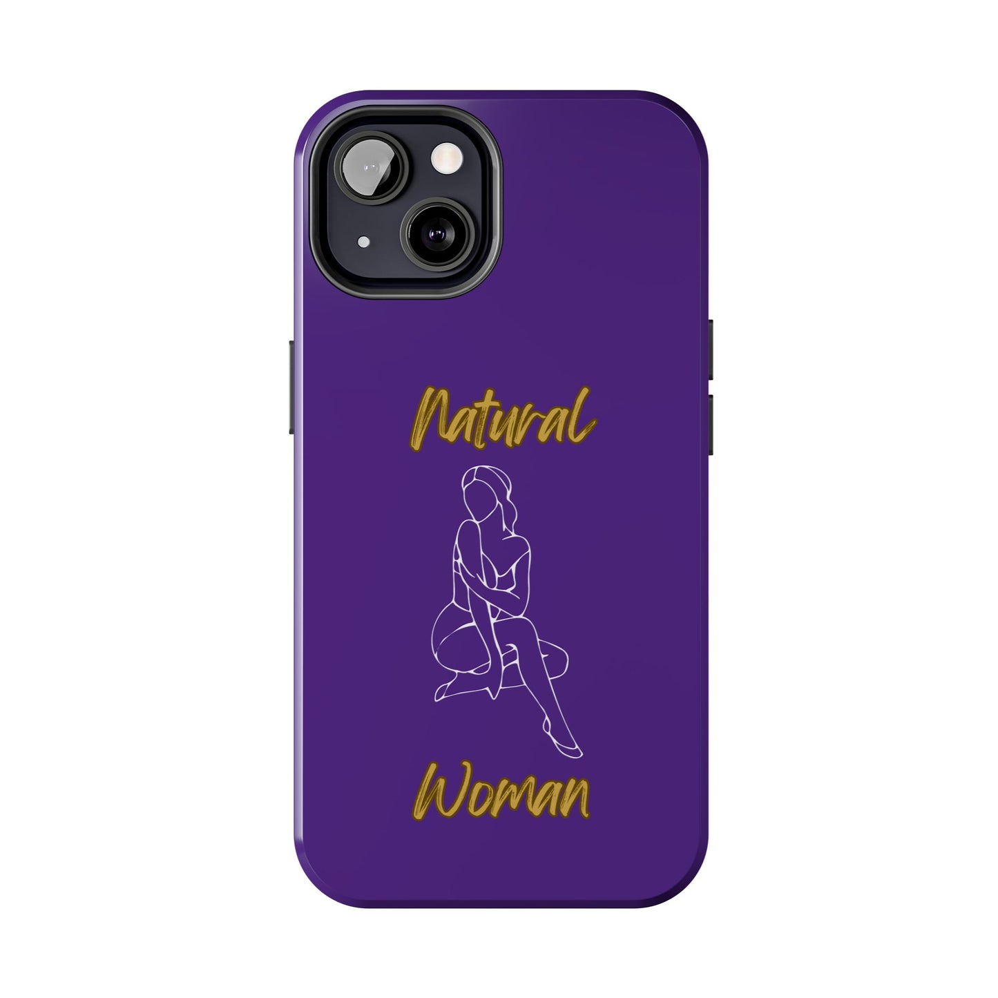 Natural Woman Shoulder Action (WL)Tough Phone Cases PURPLE