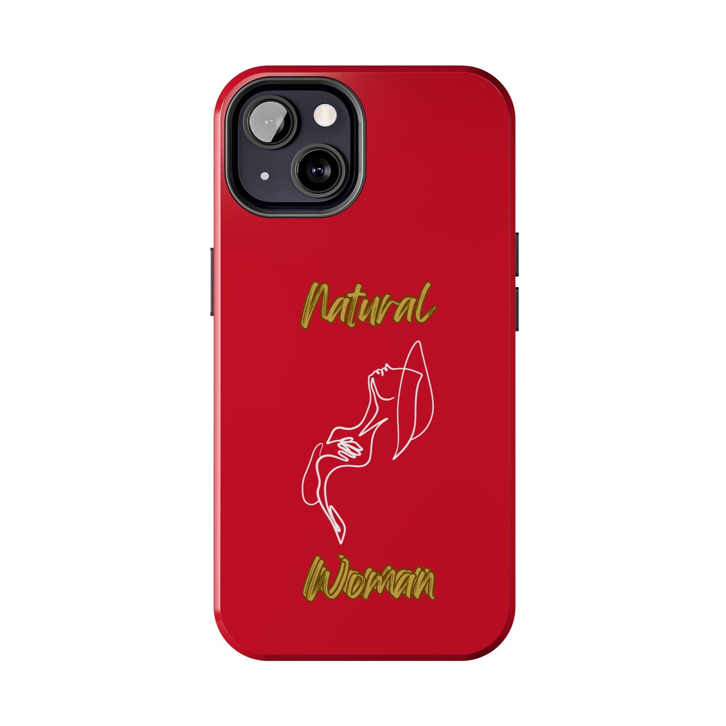 Natural Woman Free (WL)Tough Phone Cases DARK RED