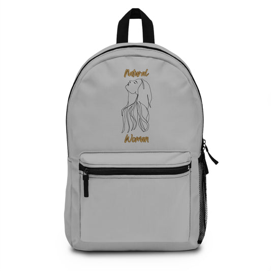 Natural Woman Appreciation (BL) Backpack LIGHT GREY
